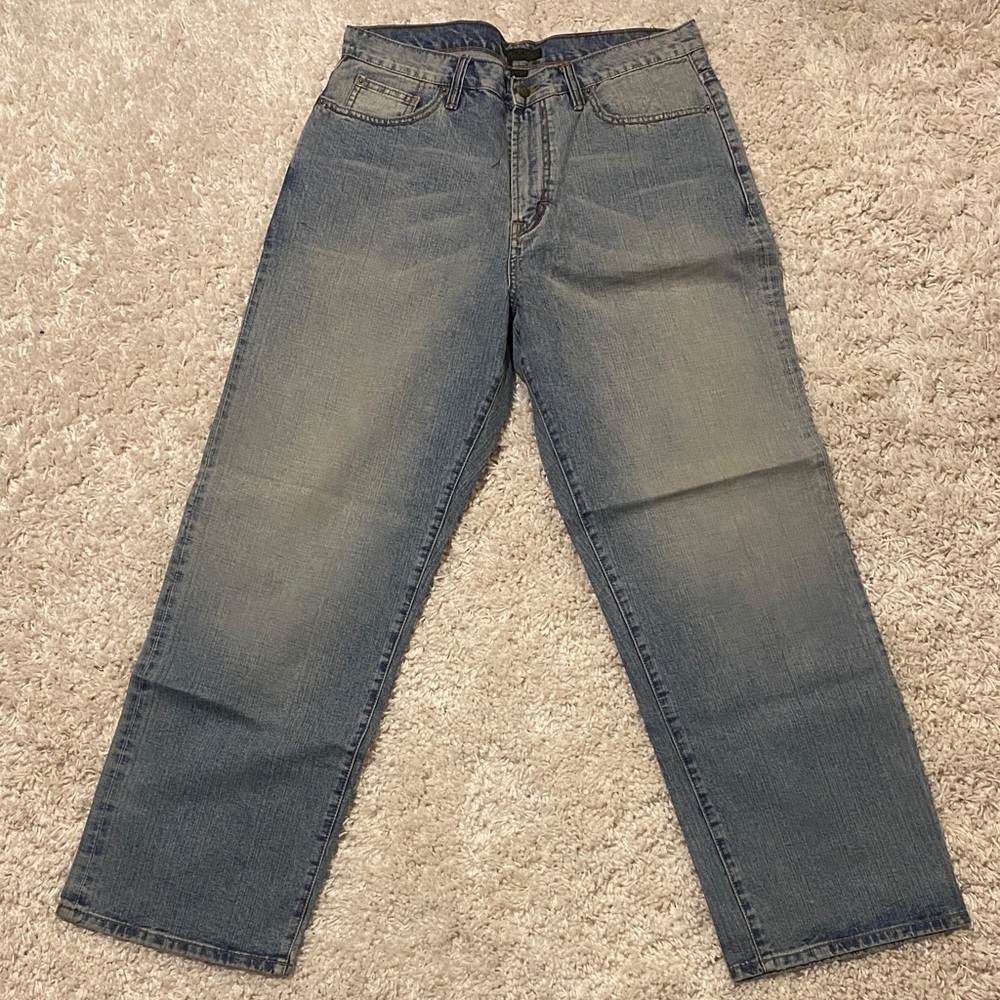 Sean John Relaxed Fit Blue Jeans